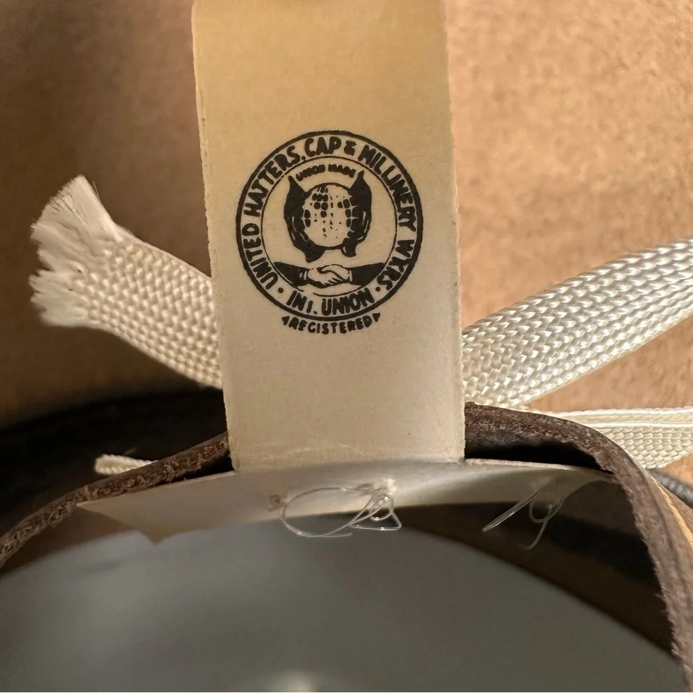 Vintage Stetson 7 3/8 5X Brown Cowboy Hat - Picture 11 of 16